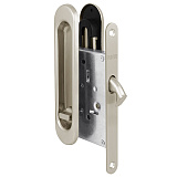 Защелка с ручками для раздвижных дверей SH.SL152.KIT011-BK (Soft LINE SL-011) SN-3 мат
