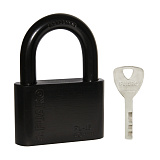 Замок навесной PL-WEATHER-1560 Black 4 fin key